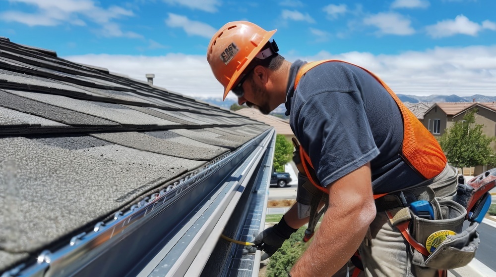 Gutter installation in Pasadena - Pasadena Roofing